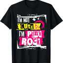 I'm Not Cute I'm Punk Rock T Shirt for Punk Rockers TShirt, Small, Black