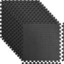 Art3d 48 Sq.Ft Eva Puzzle Exercise Mats, 1/2" Thick Foam Interlocking Tiles for Flooring, Workout, Gym Equipments, Pack of 12