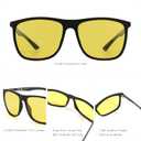 ZENOTTIC Square Polarized Sunglasses for Men Ultralight Carbon Fiber Sun Glasses Driving Fishing Golf Sports UV400 Protection