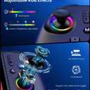 Mocagen Swicth Controllers for Nintendo Switch 2/1/Oled/iPhone/Android Handheld Gaming with Hall Effect Joysticks & Triggers, RGB Light, Programmable, Turbo, Mac Game