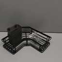 Corner Shower Caddy, 2 Pack Adhesive Shower Corner Organizer Shelves, No Drilling Stainless Steel Shower Storage Rack with Hooks&Toothpaste Holder for Bathroom Kitchen for 90 Corners Only (Black)