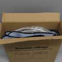 Lampshades Set of 2, Black Fabric Lamp Shades 11.6" Top x 12.6" Bottom x 9.8" High Drum Lampshades for Table Lamps, Floor Lamps, Pendant Light, E26 Base Harp Holders Included