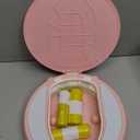 SunnySmile portable, foldable potty seat for toddler, Training Toilet Seat Emergency Toilet for Car, Camping, Outdoor, indoor (pink, large)