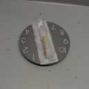 Wall Clock, Gray Silent Non-Ticking, Decorative Battery Operated Wall Clocks for Bedroom, Kitchen, Home, Office, School, Hotel (8 Inch)