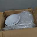 HBlife 3-PCS White Cake Stand Set (8"/10"/12" Plate) for 6-10 Inch Cakes, Perfect Dessert Table Display Set, Cupcake&Cake Stands for Party, Wedding, Birthday, Baby Shower, Anniversary (Metal)