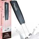 WizBlend Dual Whisk Milk Frother Wand - Powerful Handheld Frother - Electric Whisk Foam Maker for Coffee, Lattes, Cappuccino, Matcha, Hot Chocolate & Coffee Creamer