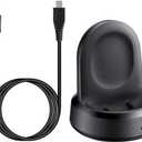 Charger for Samsung Galaxy Watch 1 42mm/46mm, Replacement Charging Dock Cradle for Galaxy SM-R800/R810/R815 Smart Watch (Black)