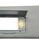 Driver Side Sun Visor with Light Replacement Fits for Nissan Titan 2004-2024 QX56 Armada 2004-2014 with Light 96401-EZ70B Color Gray (Driver Side)