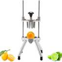 Generic Commercial Lemon & Lime Wedge Slicer Cutter, 4 Wedges, Aluminium Alloy & Stainless Steel Blade, Lime Color