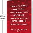 2 x Valentines Day Gifts for Him, Valentines Day Card Gift for Husband Men, Funny Valentine's Day Card for Him, Mens Valentines Day Gifts (QQ-146)