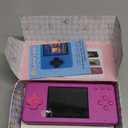 Handheld Game Console,Portable Video Game Console with Retro Games,3.2" Screen,Rechargeable Battery,Built-in Headphones and Built-in Bow Ultimate Kid Christmas Birthday Gift for Kids (Purple Pink)