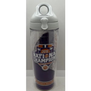 Tervis Clemson University 2016 National Championship 20 Oz Tervis Water Bottle