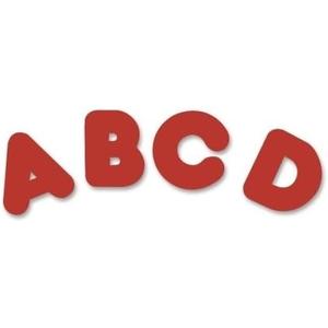 Red Casual Uppercase Ready Letters Pack Of 2