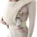 Ergobaby Embrace Cozy Newborn Essentials Baby Carrier Wrap (7-25 Pounds), Ponte Knit, Cream