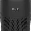 LEVOIT Air Purifiers for Bedroom Home Dorm, AHAM Verified, 3-in-1 Filter Cleaner With Aroma Pad, Filters Smoke, Allergens, Pet Dander, Odor, Dust, Office, Desktop, Core Mini-P, Black
