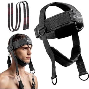 Neck Trainer - Exercise & Workout Equipment,neck harness,neck strengthener, One Size
