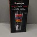Mueller Smoothie Blender for Smoothies - Personal Blender for Shakes, Frozen Drinks, Baby Food & More, 15oz Travel Cup and Lid, Durable Stainless Steel Blades for Powerful Blending Performance