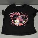 Pink Bow Cherries Shirt Women: Coquette Tops Clean Girl Aesthetic Shirts Casual Summer Short Sleeve Tshirt M