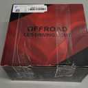 7 Inch 90W Amber Yellow LED Offroad Light with DRL, 8000LM Waterproof Driving Light Spot Flood Combo Work Light for Wrangler, ATV, SUV, UTV, Trucks, Pickup, 4x4, F150 - Pack of 1