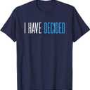 Water Immersion Baptism BAPTIZED; I Have Decided 2-Cor.5:17 T-Shirt Navy Blue Kids S