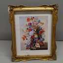 SIMON'S SHOP Black Picture Frame 11x14 Matted to 8x10, Vintage 11x14 Picture Frame with Mat, Victorian Gothic Poster Frame for Gallery Wall and Tabletop Display