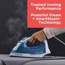 BLACK+DECKER Easy Steam Compact Iron for Clothes, Automatic Shutoff, Nonstick Plate, Light Weight, 1200 Watts