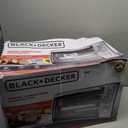Black+Decker Countertop Convection Toaster Oven, 8 One-touch Cooking Functions, Stainless Steel, Extra-deep Interior