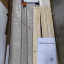 Novilla Full Size Bed Frame, Full Bed Frame with Wood Slats Support, Linen Upholstered Pull-Point Headboard, No Box Spring Needed, Heavy Duty Feet, Easy Assembly, Beige