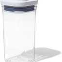 OXO Good Grips POP Container - Airtight Food Storage - Mini Square Short 0.5 Qt Ideal for 1 lb of baking soda or 14 oz of grains