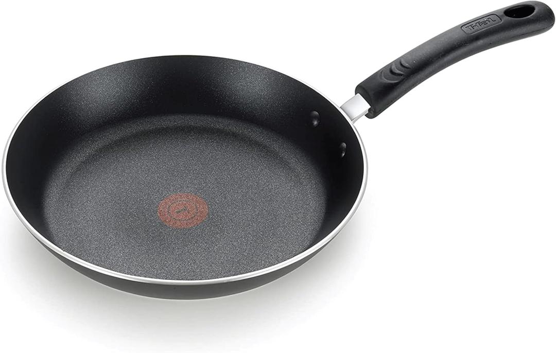 T-Fal Experience Nonstick Fry Pan 12.5 Inch, Induction, Oven Broiler Safe 400F, Non Stick Frying Pan, Skillet, Kitchen Egg Pan, Omelet Pan, Cookware, Pots and Pans, Home, Dishwasher Safe, Black, 1 Pack