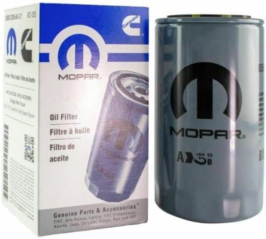 Replacement Engine Oil Filter Compatible with Dodge Ram 2500 3500 5.9L 6.7L Diesel 5083285AA