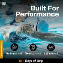 Skin Grip Freestyle Libre 2 Sensor Covers & Lingo CGM - 20 Pack | Waterproof & Sweatproof Patch, 15+ Days of Strong Grip, Pre-Cut Medical Tape, Continuous Glucose Monitor Patch, Black