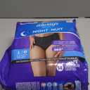 Always Discreet Adult Incontinence Overnight Underwear for Women, Large, Up to 100% Bladder Leak Protection, 48 Count (3 Packs of 16)