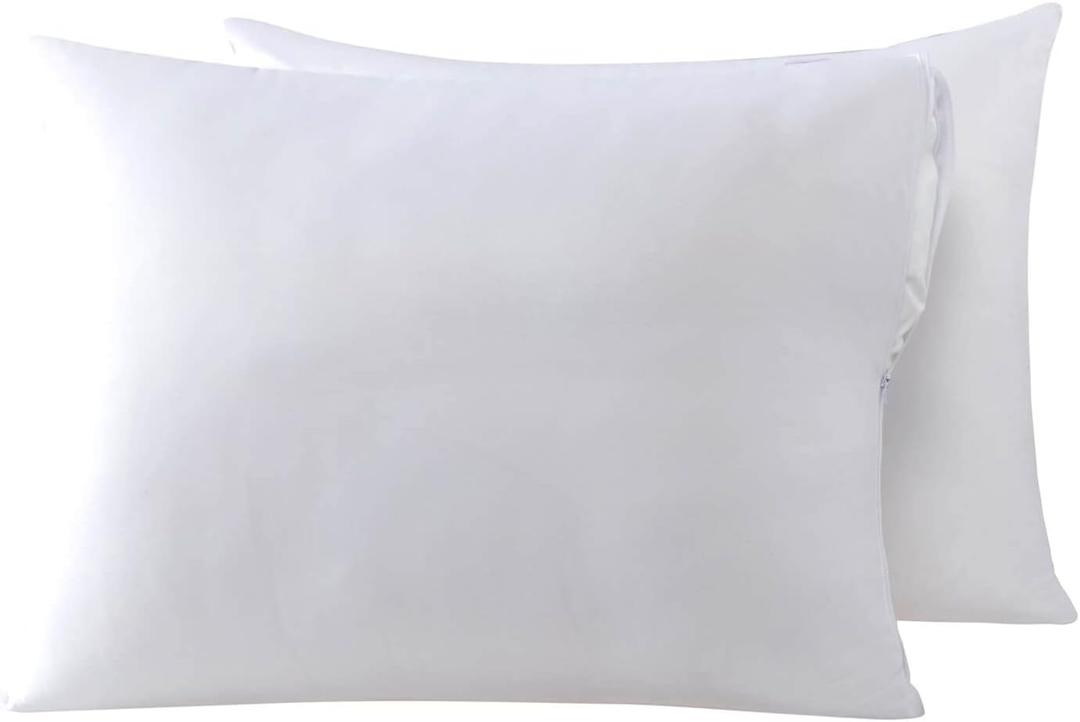 Kingnex Premium Pillow Protector Waterproof & Featherproof 26 Inch 4 Pack