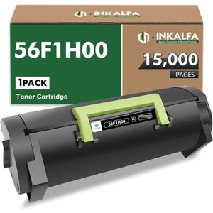 56F1H00 56F1000 Black Toner Cartridge MS521 MS621 Remanufactured for Lexmark 56F1000 56F1H00 MS321 MS421 MX321 MS622 MS521Dn MS321dn MX521de MX321adn MX622ade MX421dn 622adhe MS621dn 622de Printer