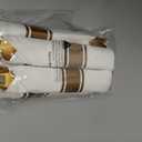 Hioasis 175pcs Clear and Gold Plastic Plates - Elegant Disposable Dinnerware Set Suitable for 25 Guests Include 10.25" Dinner & 7.5" Dessert Plates, Pre-Rolled Silverware Set, Cups for Party & Wedding