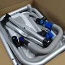 Shower Chair for Seniors Elderly Handicap Disabled Or Bariatric Adults Heavy Duty 500 Lbs Bench Seat for Inside Shower Stall and Bathroom Bath Tub with Arms and Back Adjustable Stool Chairs