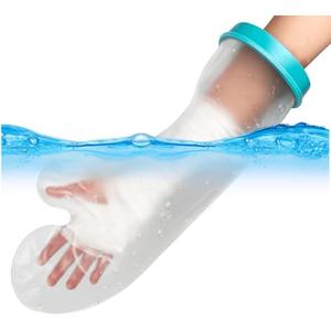 UpGoing Cast Covers for Shower Arm Adult Waterproof Cast Cover Shower Protector Bag for Wound Arm, Hands, Wrists, Elbow, Finger to Keep Wounds Dry, Reusable Durable