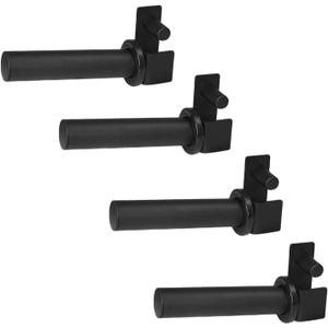 Yes4All Power Rack J-Hooks & Attachments  Heavy Duty Barbell Holders Compatible with 2x2 & 3x3 Power Racks for Home Gym (A. Weight Plate Attachment 2x2 Inches set of 4)
