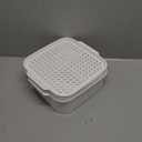 Microwave Steamer with Lid and Tray, Vegetables Steamer for Microwave Bowl, Microwavable Cookware Supplies (2 - Layer)