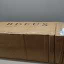 BDEUS Dual Layer 5 Inch Memory Foam Mattress Topper Queen Size, 2 Inch Gel Memory Foam Plus 3 Inch 1450 GSM Down Alternative Quilted Pillow Top Mattress Pad Cover,Dark Gray