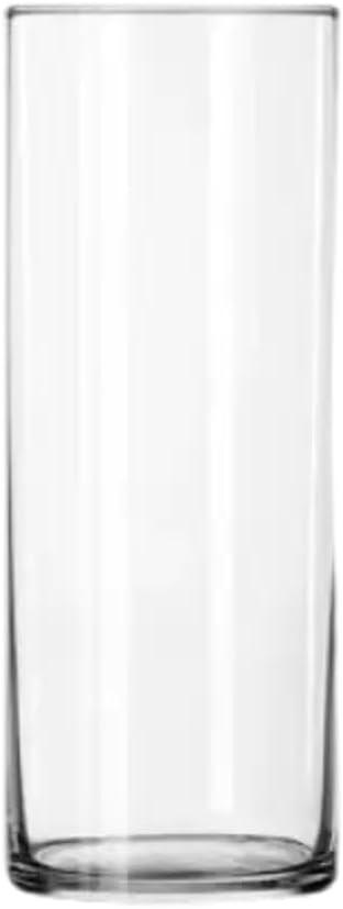 Libbey Cylinder Vase, 9-Inch, Clear, Set of 12