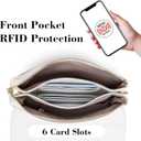 MINICAT RFID Blocking Small Crossbody Bags for Women Vegan Leather Mini Travel Purses Cell Phone Purse Cross Body Bag
