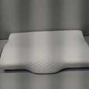 Derila Cervical Queen Size Pillow for Sleeping - Support Pillow for Side, Back, Stomach Sleepers - Contour Best Bed Pillows for Sleeping (1 Pillow | White)