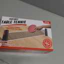Tobar Table Tennis Set with Expanding Net to Fit Any Table,Red/Black
