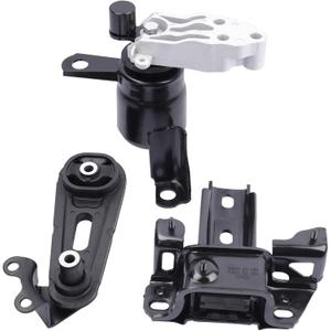 Front Right Engine Motor Mount Compatible with 2011 2012 2013 2014 Mazda 2 1.5L L4 3-Piece Set Replace OEA4428 A4429 A4430 D65239060H D65239040