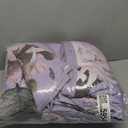 Floral Quilt Set King Size Bedding Set 3 Pieces Dark Purple Boho Floral Quilt Bedspread Soft Microfiber Lightweight Flower Coverlet Set with 2 Pillow Shams for All Season 90"x104"