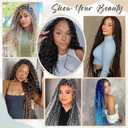 Ombre Gery Boho Box Braids With Curly Ends 18 Inch Goddess Crochet Braids Pre looped Boho Braids Crochet Hair Crochet Braids Extension for Girls