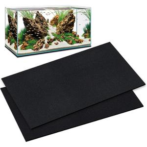 48x24 Inch Aquarium Leveling Mat - Neoprene Non-Slip Shockproof Fish Tank Pad, 0.2" Thick Waterproof Tank Base Cushion for Uneven Surfaces, Cut-to-Size Floor & Desktop Protector