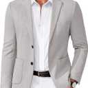COOFANDY Men's Casual Knit Blazer Slim Fit Lightweight Sport Coat Stretch Two Button Suit Jacket (XX-Large)
